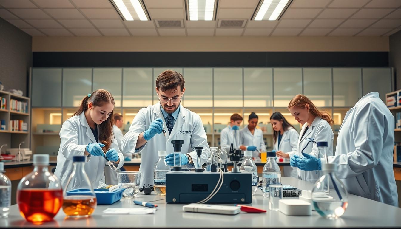 Modern university campus for students